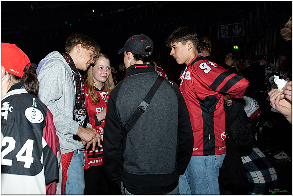 PENNY DEL;  Koelner Haie Saisonabschlussfeier; Koeln, 22.04.2022